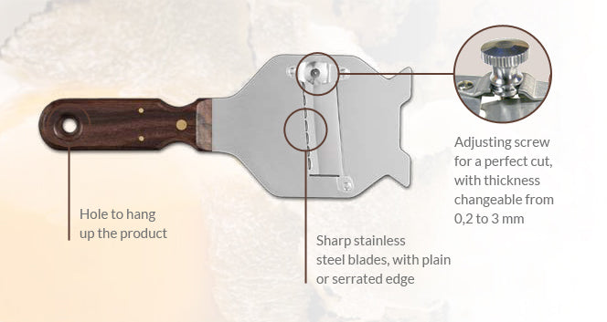Rosewood Chef's Truffle Slicer